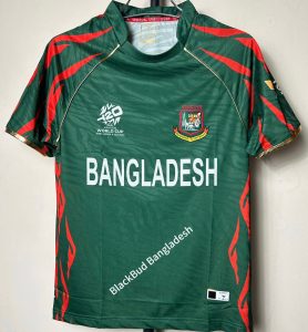 Bangladesh T20 Men’s Cricket Worldcup 2024 Official Jersey Player Edition Quality Short Sleeves